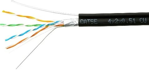 

Кабель витая пара F/UTP 5e кат. 4 пары Cablexpert FPC-5051E-4-CU-OUTR outdoor 4x2x0.51 на тросу, медный, однож., 305м, coil, черн, FPC-5051E-4-CU-OUTR