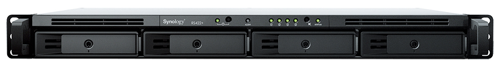 

Сетевой накопитель Synology RS422+ 4x3.5/2.5" HDD/SSD SATA, RAID 0/1/5/6/10/JBOD, 2xGbLAN, 1xUSB 3.2Gen1, 1U, без HDD, RS422+