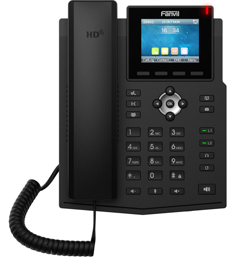 

Телефон VoiceIP Fanvil X3SG 2xEthernet 10/100/1000, 4 SIP аккаунта, HD аудио, цветной дисплей 2,8”, запись на 1000 абонентов, OPUS, PoE, X3SG