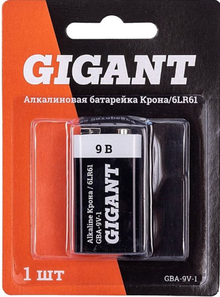 Изображение товара Батарейка Gigant GBA-9V-1
