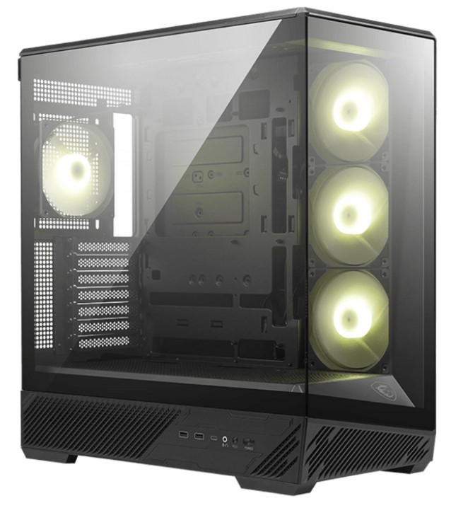 

Корпус ATX MSI AG PANO 130R PZ 306-7G32R21-HH9 без БП, боковая панель из закалённого стекла, 2*USB 3.2, USB Type-C, AG PANO 130R PZ