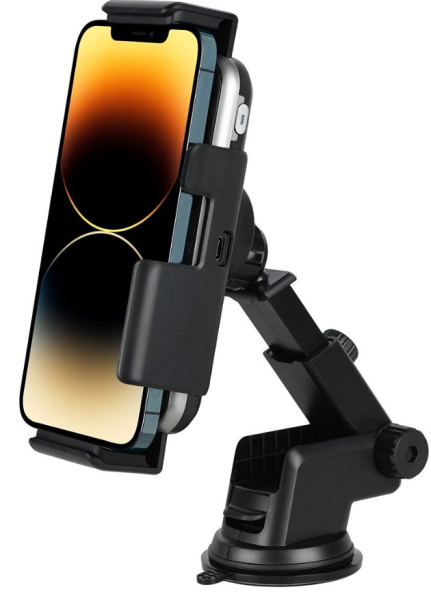 Изображение товара Автомобильный держатель TFN-QI31 с беспроводной зарядкой и универсальным креплением