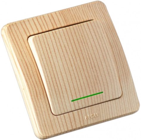 Изображение товара Одноклавишный выключатель HEGEL ВС10-312-02 для освещения надежный и доступный