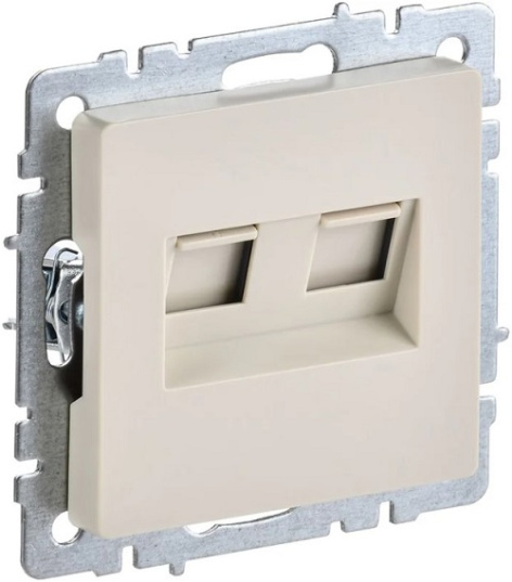 фото Розетка компьютерная двойная IEK BR-K20-2-K10 в Уфе