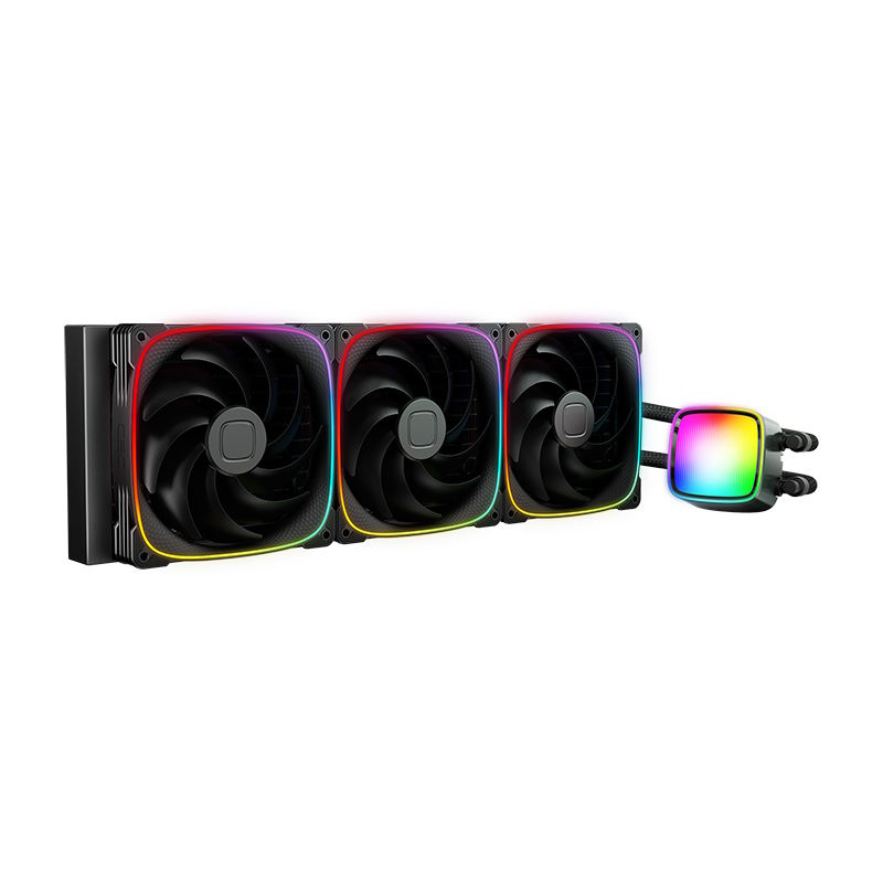 

Система охлаждения жидкостная Geometric Future Eskimo Pro 420 1C253B0421001 LGA1200/1700/1851/AM4/AM5 (300W, 3*140mm, 2400rpm, 91.15CFM, 34dBa), Eskimo Pro 420