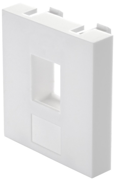 

Адаптер Eurolan 16B-45-11WT 45 × 45 мм для 1 мультимедиа-модуля Keystone без шторки, белый, 16B-45-11WT