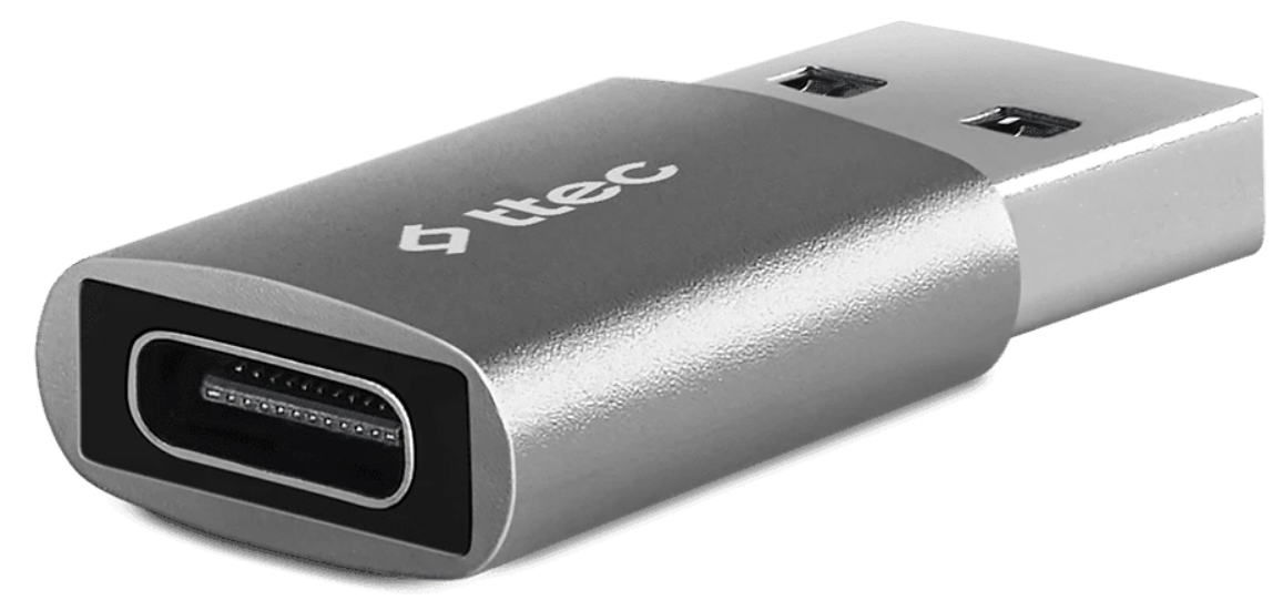 Переходник TTEC 2DK44UG USB-A To USB-C 3.0 OTG. Цвет: серый космос