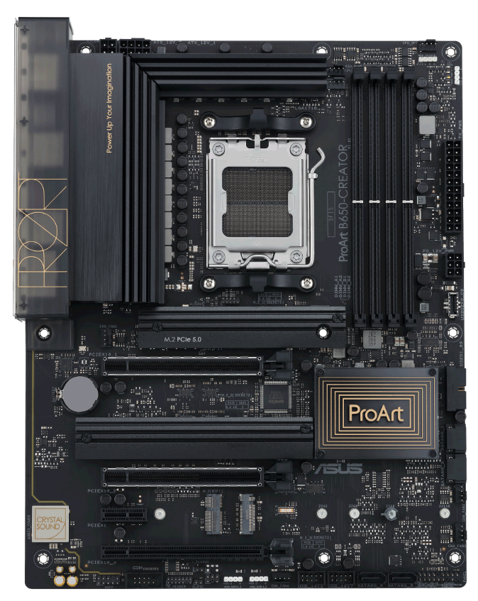 

Материнская плата ATX ASUS PROART B650-CREATOR 90MB1C40-M0EAY0 (AM5, AMD B650, 4*DDR5 (6400), 4*SATA 6G RAID, 3*M.2, 4*PCIE, 2.5Glan, Glan, HDMI, DP,, PROART B650-CREATOR