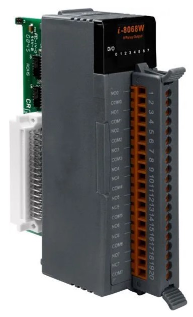 

Модуль ICP DAS I-8068W-G CR 4-channel Form-A Relay Output and 4-channel Form-C Relay Output, I-8068W-G CR