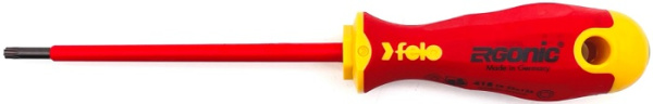 Изображение товара Диэлектрическая отвертка Felo Torx 41825390 для электромонтажа