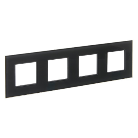 Изображение товара Рамка четверная IEK SK-M42-G-K53 из закаленного стекла