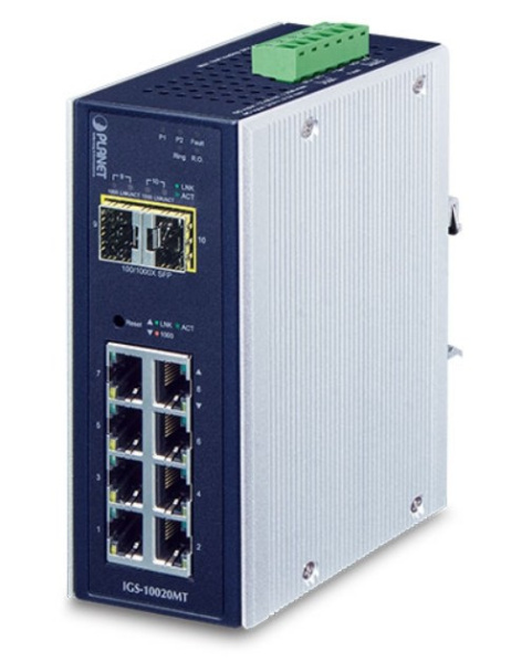 Изображение товара Коммутатор промышленный управляемый Planet IGS-10020MT