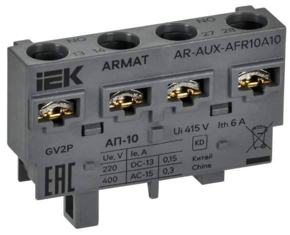 Изображение товара Контакт аварийный IEK AR-AUX-AFR10A10