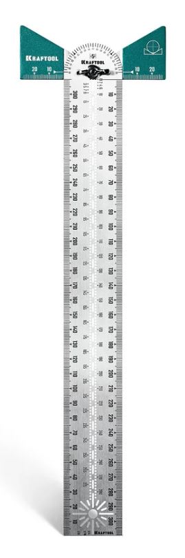 

Линейка Kraftool 34403 300мм., высокоточная разметочная, 34403