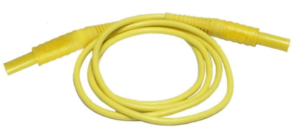 Изображение товара Провод измерительный SONEL WAPRZ2X2YEBB 2.2 м желтый с разъемом банан