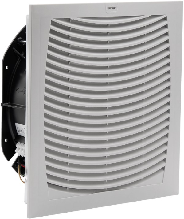 

Вентилятор с фильтром DKC R5MCV32115 ЭМС 850 м3/ч, 115В AC, 324х324 мм, IP54, R5MCV32115