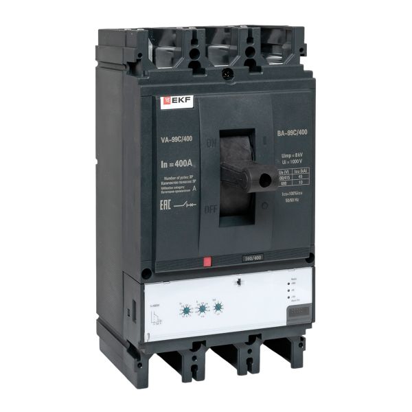 фото Автоматический выключатель в литом корпусе  EKF mccb99C-400-400
