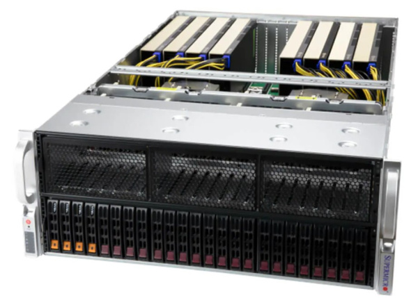 Изображение товара Серверная платформа 4U Supermicro AS-4125GS-TNRT для хранения и обработки данных