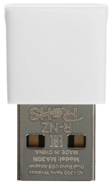 

Сетевой адаптер Mercusys MA30N Wi-Fi AC1300 USB 2.0 (ант.внутр.), MA30N
