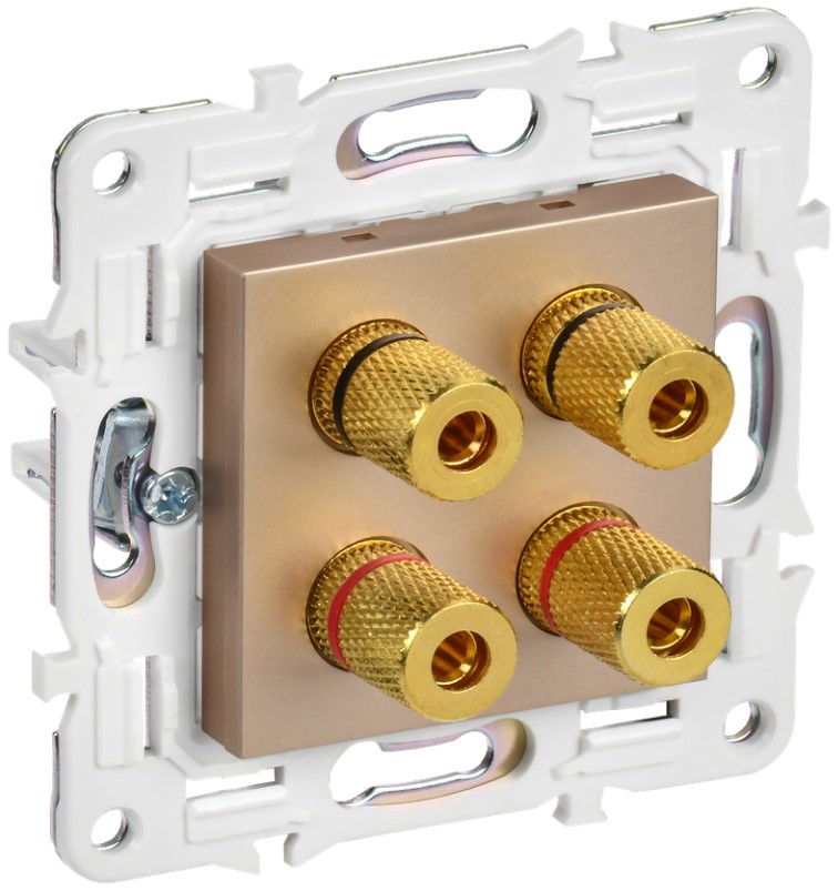 

Розетка аудио IEK SK-S40-K98 SKANDY SK-A01Sa песочный, SK-S40-K98