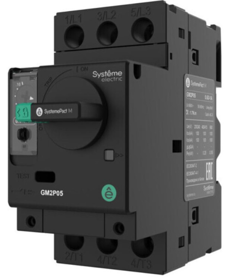 Изображение товара Автоматический выключатель для защиты двигателя Systeme Electric GM2P14