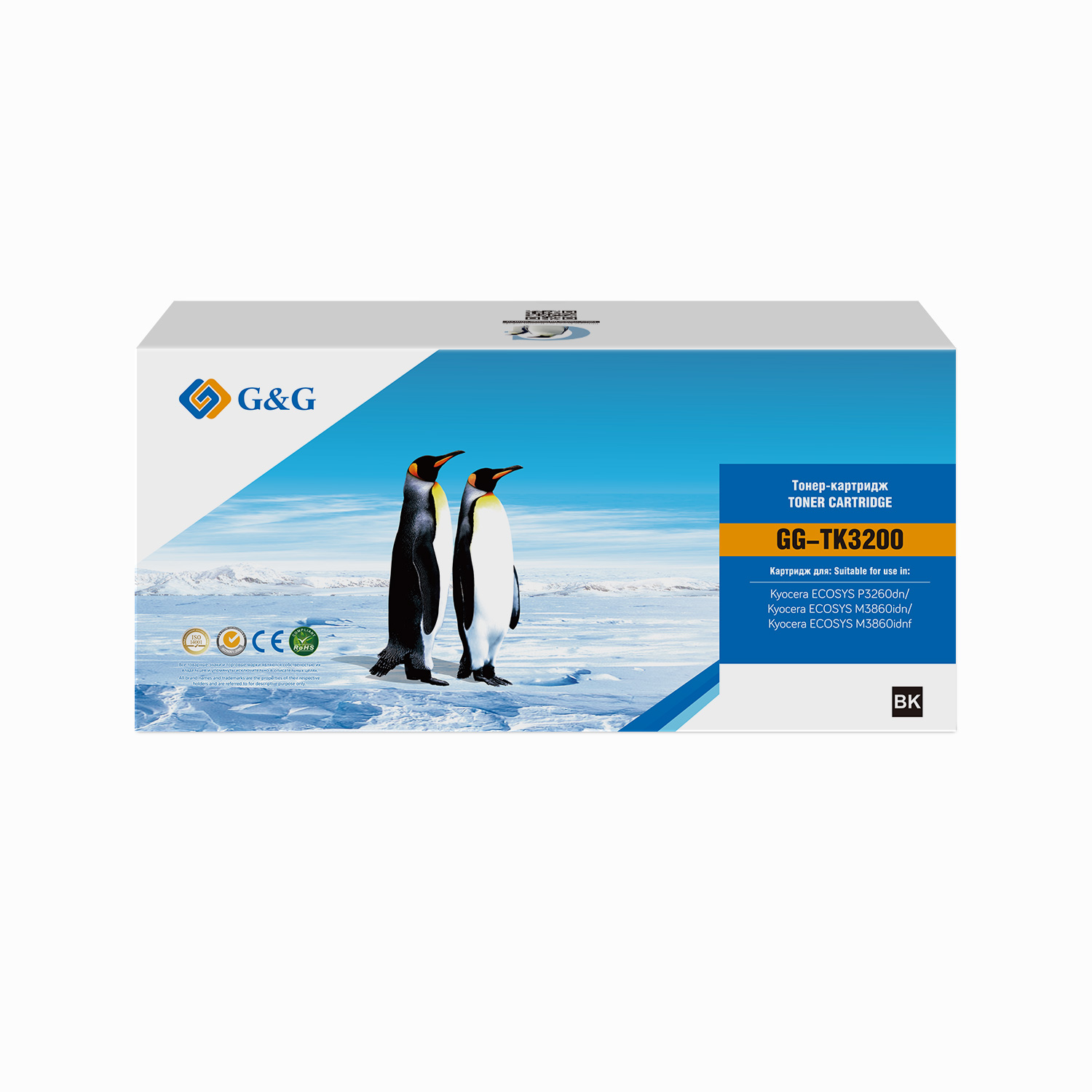 

Тонер-картридж G&G GG-TK3200 for Kyocera ECOSYS P3260dn/Kyocera ECOSYS M3860idn/Kyocera ECOSYS M3860idnf with chip 40000 pages, GG-TK3200