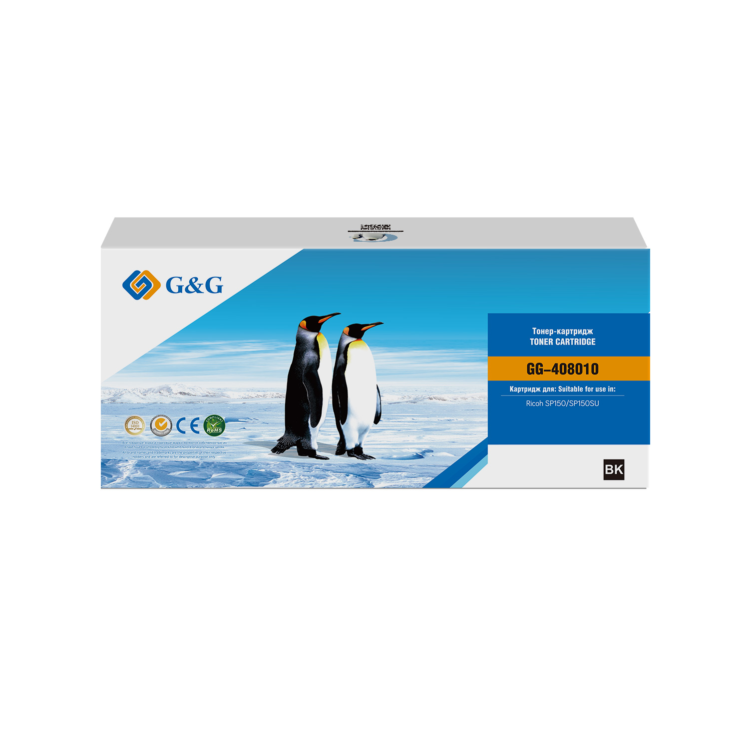 

Картридж G&G GG-408010 GG toner-cartrige for Ricoh SP150/SP150SU 1500 pages, GG-408010
