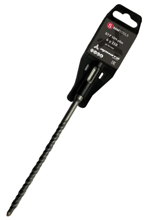 

Бур по бетону ООО САМ SAMC-008106110 SDS-plus 6x110 АРМАТА, SAMC-008106110
