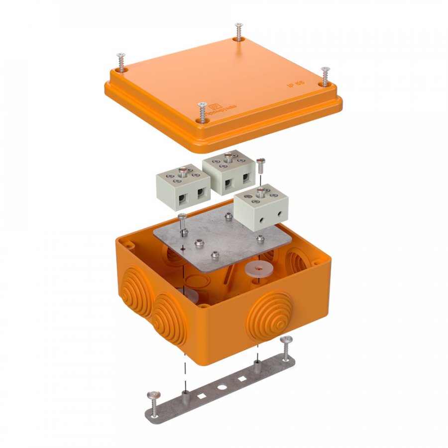 

Коробка распределительная Промрукав 40-0300-FR6.0-6 огнестойкая для о/п, Е15-Е120 100х100х50, 40-0300-FR6.0-6