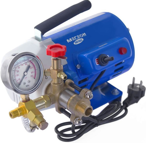 Изображение товара МЕГЕОН 98160 Насос электрический металлический синий 330x250x200 мм