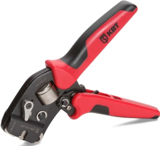 Изображение товара Пресс-клещи КВТ 74595 для опрессовки кабельных наконечников 0,25-16 мм²