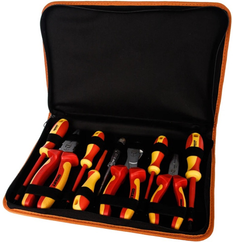 Изображение товара Набор электромонтажных инструментов Gigant ELS9, 9 предметов для профессионалов