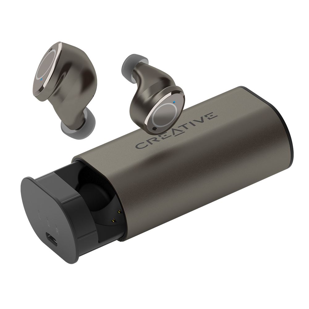 

Наушники беспроводные Creative Outlier Pro 51EF0930AA000 тесно-серые, до 60 часов, TWS, BT, IPX5, USB-C, Outlier Pro