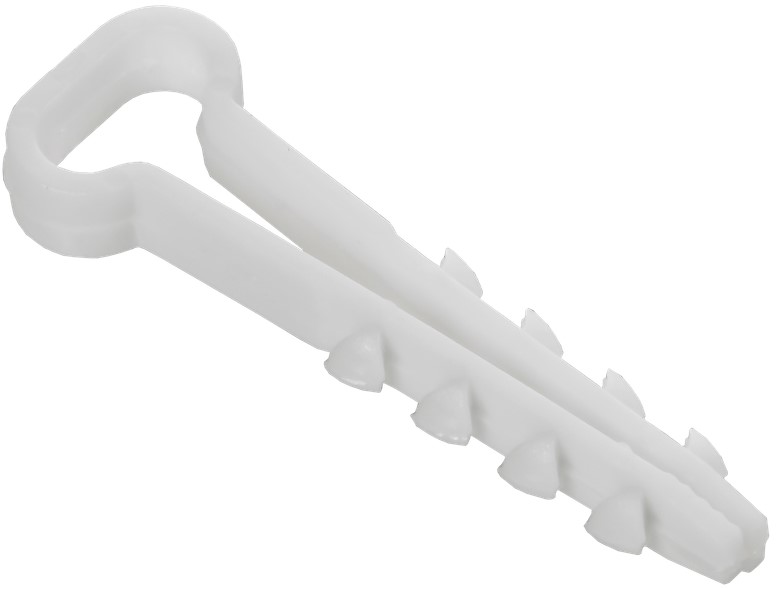 

Дюбель-хомут GENERICA UDH14-10-05-100-K01-G 10х5мм для плоского кабеля нейлон белый (уп.100шт), UDH14-10-05-100-K01-G