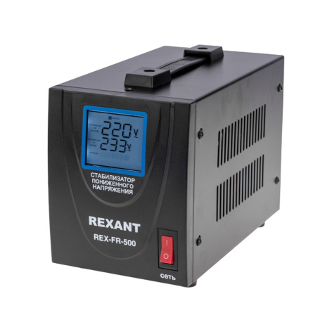 Изображение товара Стабилизатор напряжения Rexant 11-5019 релейный 500 ВА