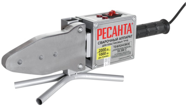 Изображение товара Аппарат для сварки полипропиленовых труб Ресанта АСПТ-2000 2000 Вт 63 мм