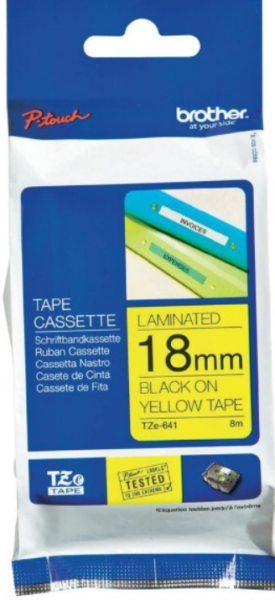 Изображение товара Brother TZE641 ламинированная клейкая лента для этикеток и принтеров