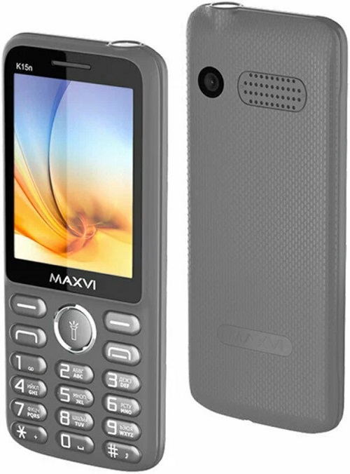 

Мобильный телефон MAXVI K15n 4620039111018 grey, K15n