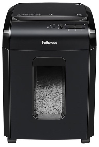 

Уничтожитель бумаг Fellowes Powershred 10M FS-46306 DIN P-5, 2х15мм, 10лст, 19лтр, Safety Lock, Powershred 10M