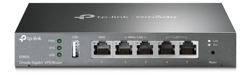 

Маршрутизатор TP-LINK ER605 гигабитный Multi‑WAN, ER605