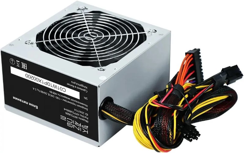 

Блок питания ATX KINGPRICE KPPSU600V4 600W, KPPSU600V4