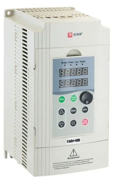 Изображение товара Промышленный преобразователь частоты EKF VT100-5R5-3B 400 В 3 фазы