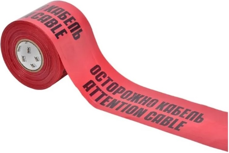 

Лента сигнальная IEK UST20-100-450-200-K04 ЛСЭ-450 "Осторожно кабель" (450мм-200мкм) 100м, UST20-100-450-200-K04