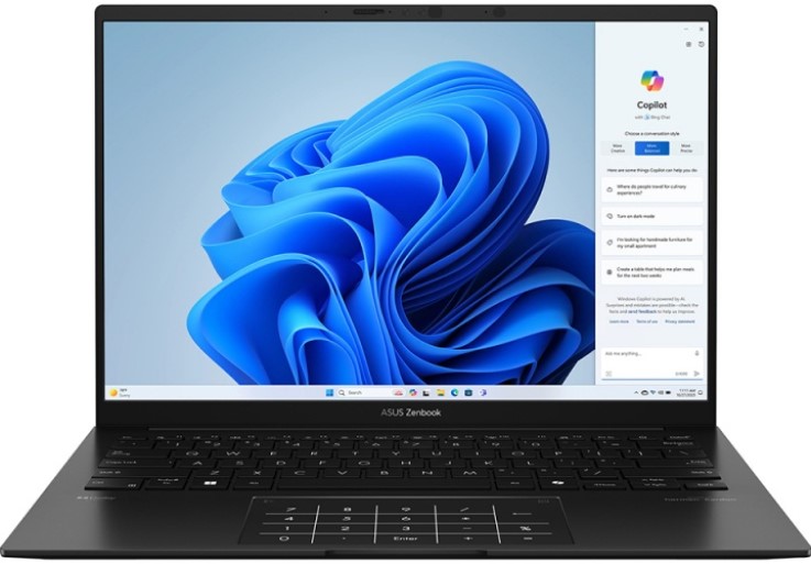 

Ноутбук ASUS Zenbook 14 UM3406KA-QD180 90NB14U1-M00AK0 Ryzen AI 5 340/16GB/1TB SSD/Radeon graphics/14" WUXGA OLED/noOS/jade black, Zenbook 14 UM3406KA-QD180