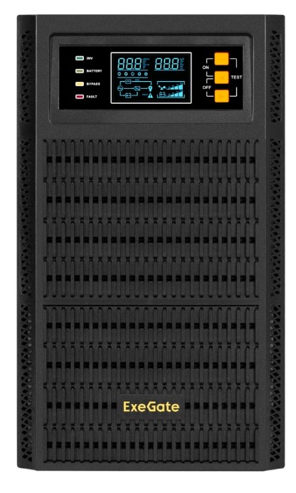 

Источник бесперебойного питания Exegate PowerExpert TL-3000.96V.LCD.AVR.3SH.USB.RS232.SNMP EX296950RUS On-line (3000VA/3000W, On-Line, PF=1, LCD, 3*Sc, PowerExpert TL-3000.96V.LCD.AVR.3SH.USB.RS232.SNMP