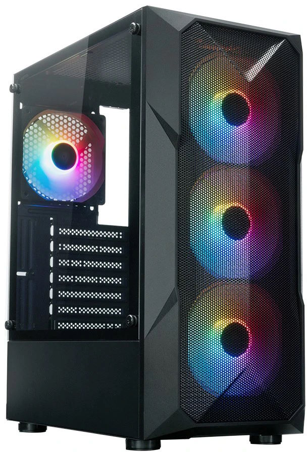 

Корпус ATX Xastra A304 4FRGB Black без БП, 2*USB 2.0, USB 3.0, A304 4FRGB Black