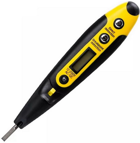 

Отвертка индикаторная Deli DL8005 цифровая (12-250 В), DL8005