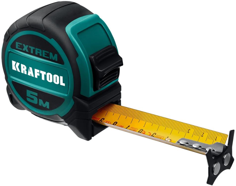 

Рулетка Kraftool Extrem 34127-5 Kraftool со сверхшироким полотном 5мх32мм., Extrem