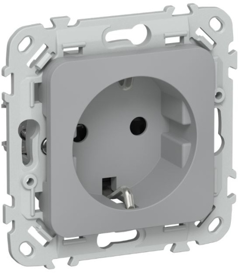 Изображение товара Розетка IEK FI-R14-16-1-K03 с заземлением и шторками