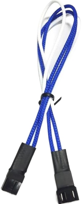 

Удлинитель Nanoxia NXPWV3EBW 4-pin PWM, 30см, индивидуальная оплетка, синий/белый, NXPWV3EBW